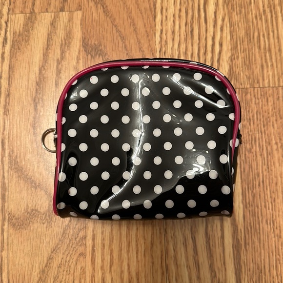 Plastic Polka Dot Cosmetic Case - Picture 1 of 6
